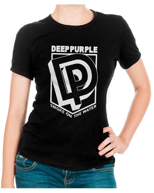 Design Heroes Футболка Deep Purple черная
