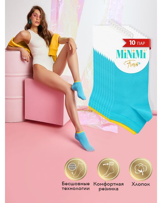 Minimi Basic Комплект носков женских бирюзовых