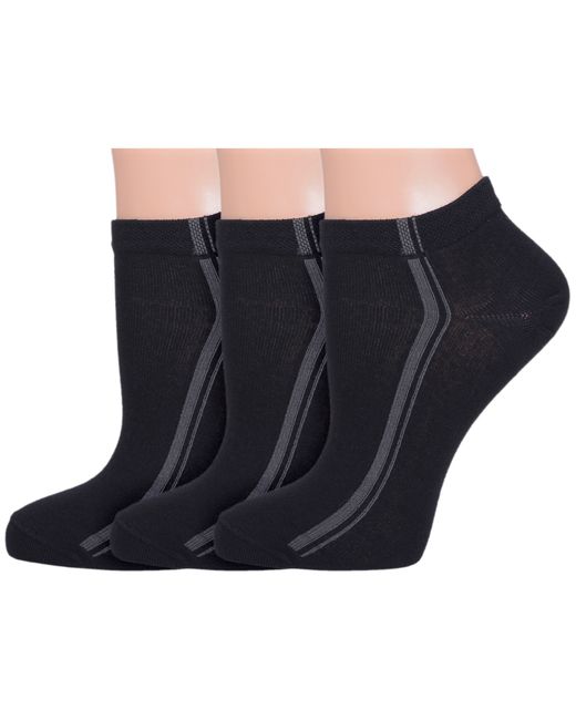 Lorenzline Комплект носков женских 3-С8 черных