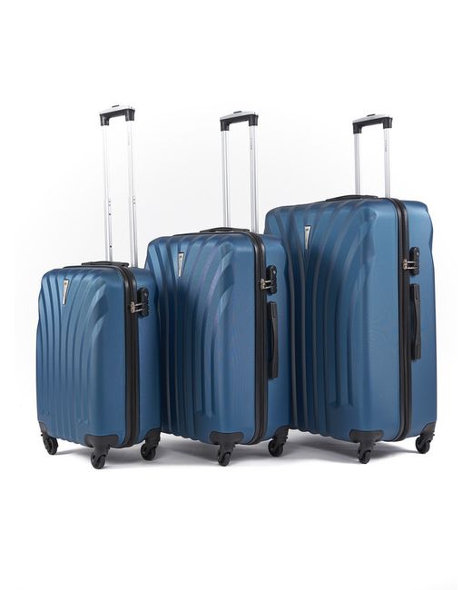 L'Case Комплект чемоданов унисекс Phuket темно