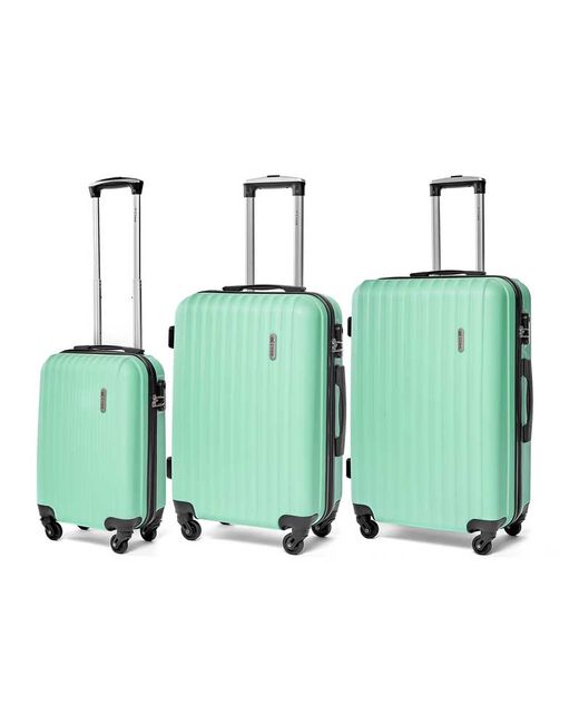 L'Case Комплект чемоданов унисекс Krabi мятный