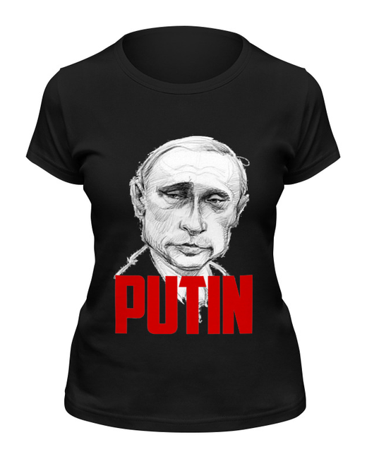 Printio Футболка Putin черная