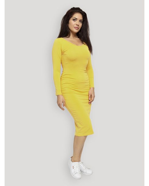 Lunarable Платье для беременных kelb005 желтое