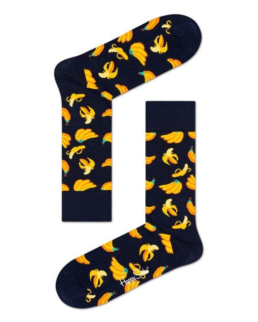 Happy Socks Носки унисекс BAN01 черные