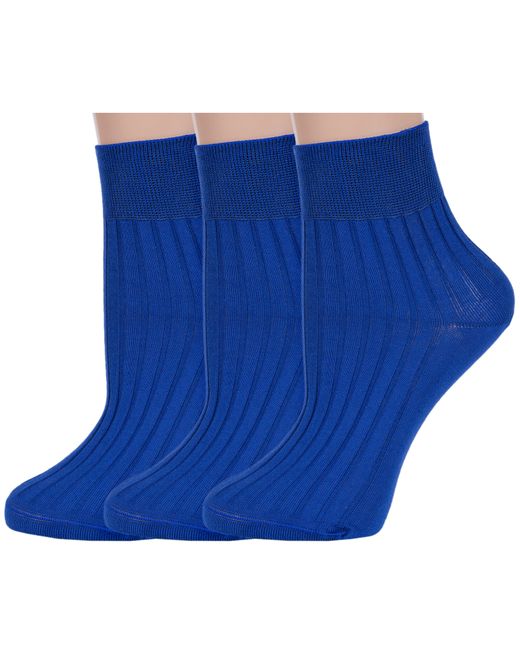 RuSocks Комплект носков женских 3-Ж3-11001 синих