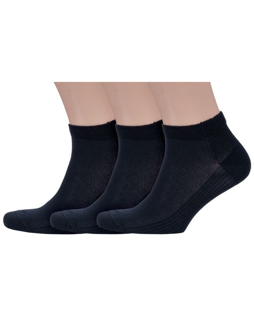Grinston socks Комплект носков мужских 3-15D10 черных