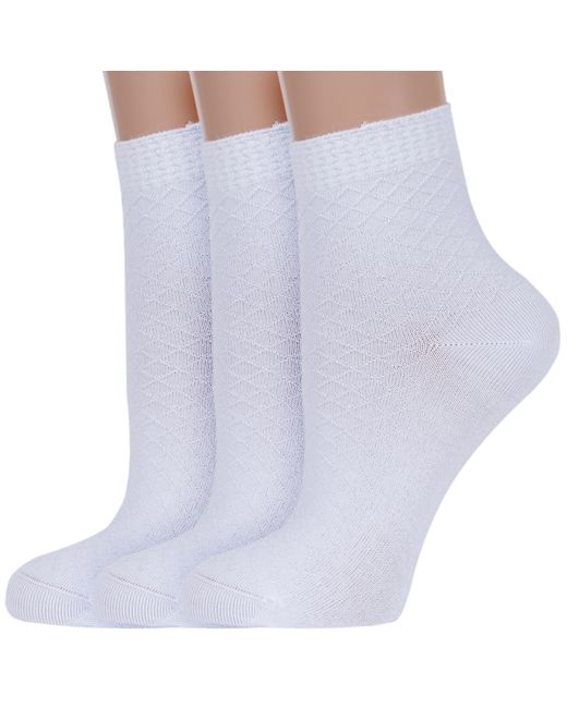 Хох Комплект носков женских 3-G-223 белых