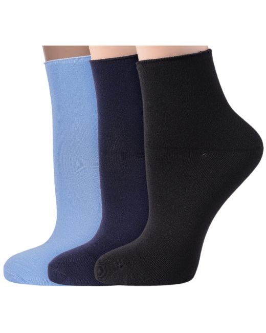 Хох Комплект носков женских 3-G-1423 голубых синих черных