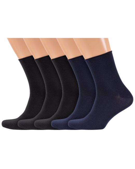 RuSocks Комплект носков мужских 5-М3-13034 черных синих