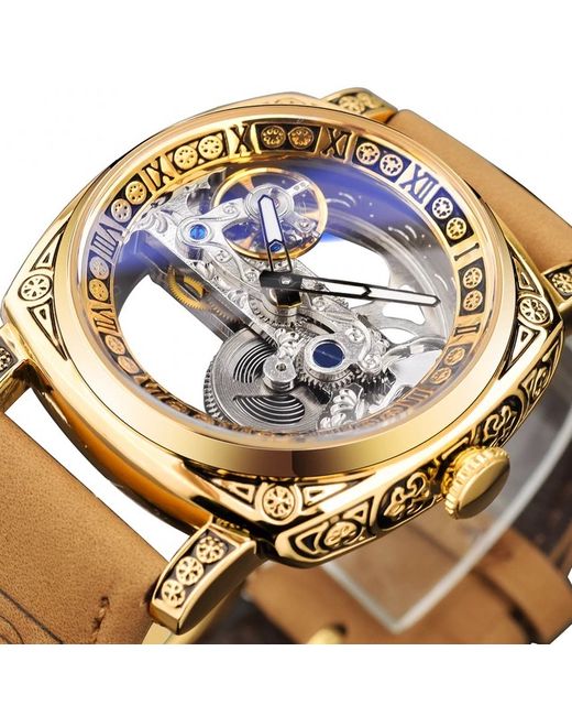 Forsining Наручные часы GMT1235-4 коричневые