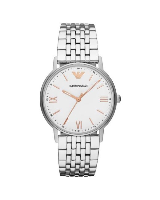 Emporio Armani Наручные часы AR80014 серебристые