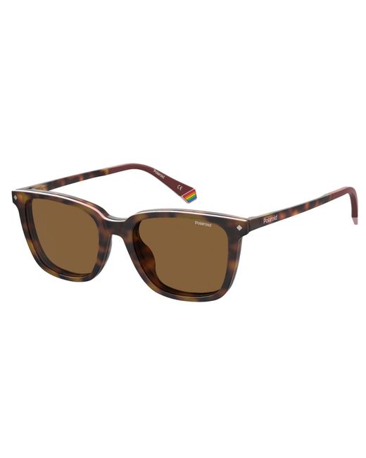 Polaroid Солнцезащитные очки унисекс PLD 6136/CS коричневые