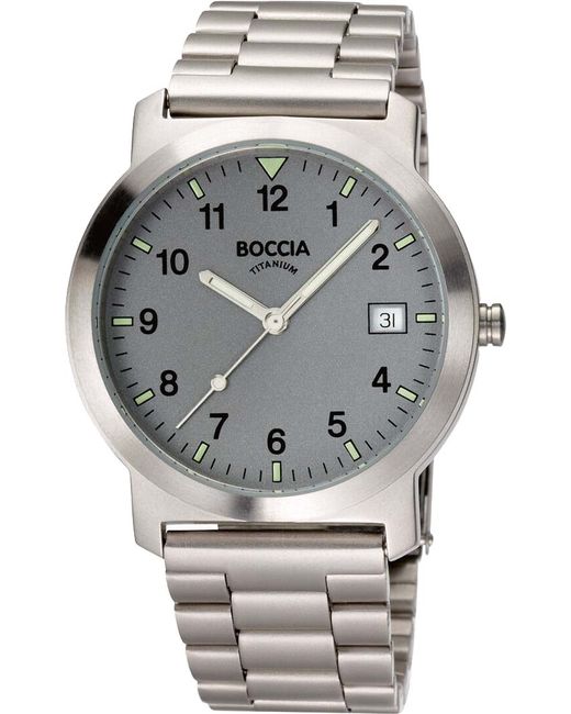 Boccia Titanium Наручные часы кварцевый титановые