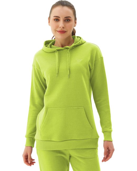 Bilcee Худи Knitting Sweatshirt зеленое