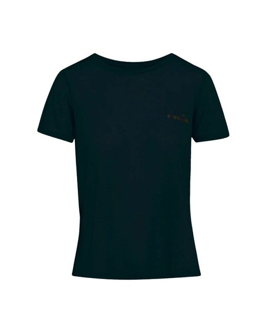 Diadora Футболка L. Ss T-Shirt Workout черная