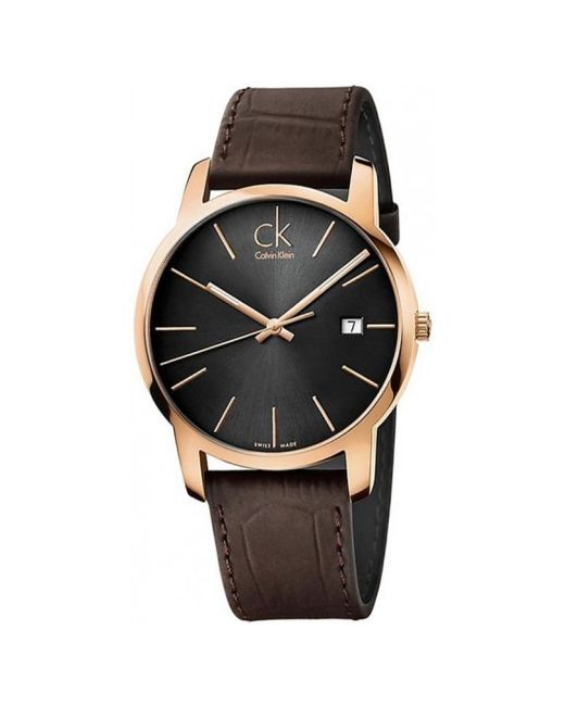 Calvin Klein Наручные часы K2G2G6G3 коричневые