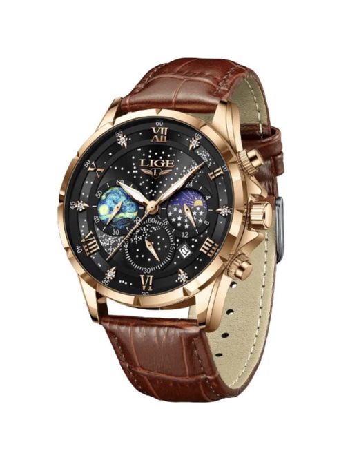 Lige Наручные часы LG1428G коричневые