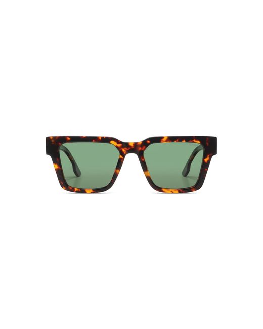 Komono Солнцезащитные очки Bob Tortoise зеленые