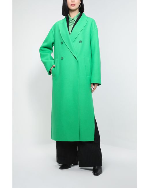 Sabrina Scala Пальто SS23016168 зеленое