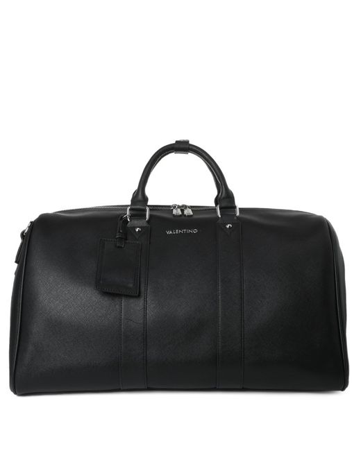 Valentino Дорожная сумка черная 28х52х29 см