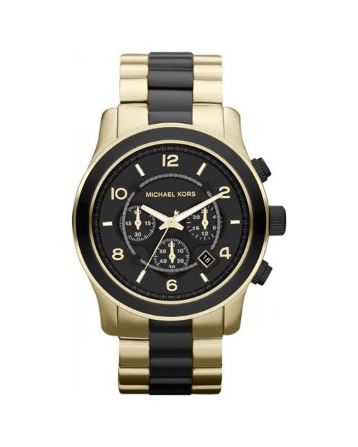 Michael Kors Наручные часы MK8265 черные/золотистые