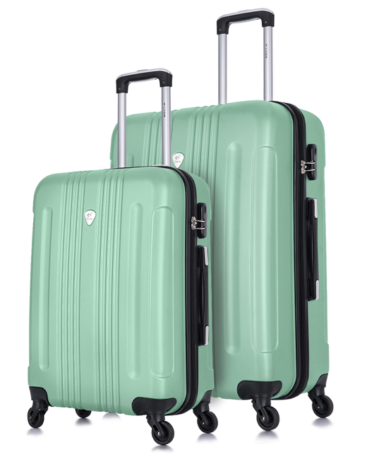 L'Case Комплект чемоданов унисекс Bangkok мятный