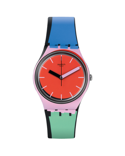 Swatch Наручные часы унисекс COTE зеленые/синие