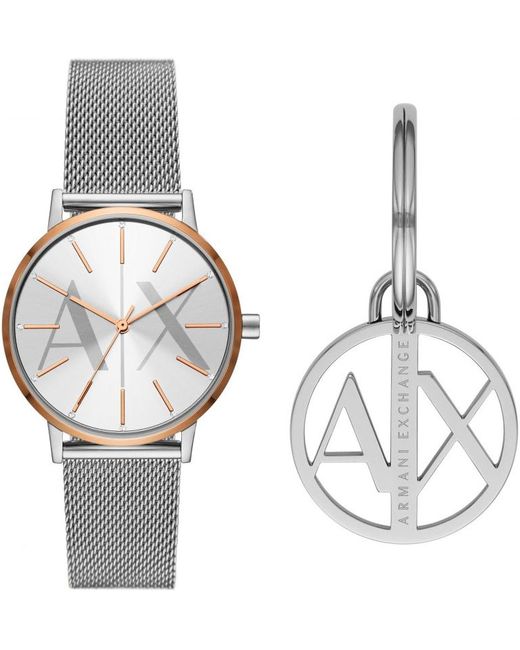 Armani Exchange Наручные часы серебристые