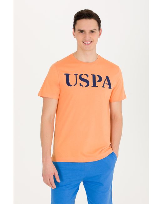 U.S. Polo Assn. Футболка U.S. POLO Assn. G081SZ011-000-1571124-GEARTIY023 оранжевая