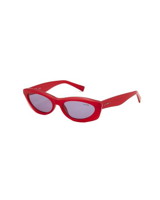 Sting Солнцезащитные очки 316 фиолетовые