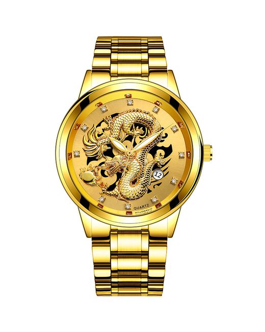 Fngeen Наручные часы dragon2 золотистые