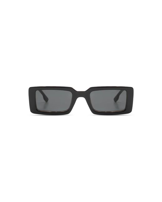 Komono Солнцезащитные очки Malick Black Tortoise серые