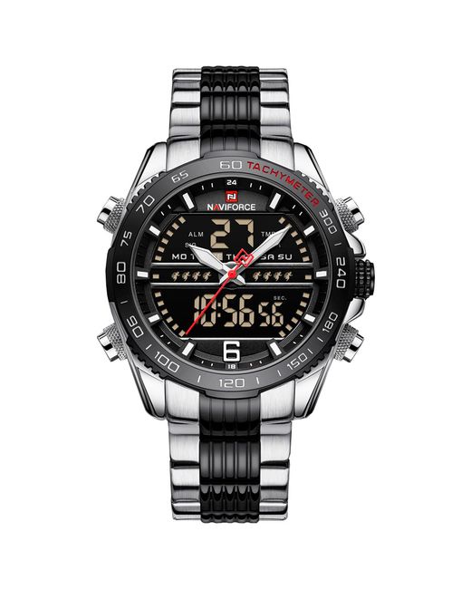 Naviforce Наручные часы NF9195S серебристые/черные