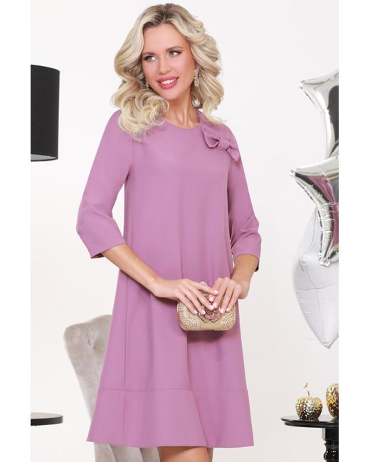 DSTrend Платье Девушка с обложки фиолетовое