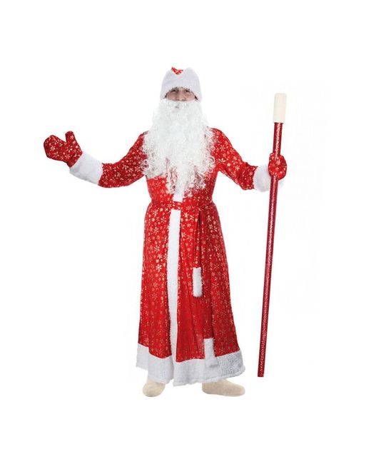 Страна Карнавалия Карнавальный костюм мужской Дед Мороз