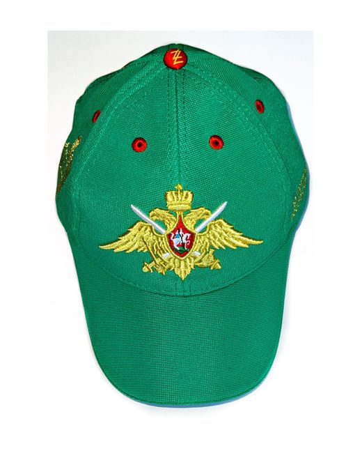 Лига Звезд Бейсболка унисекс герб Вооруженных сил зеленая р.