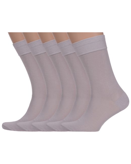 Lorenzline Комплект носков мужских 5-К1 серых