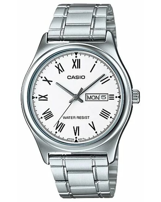 Casio Наручные часы MTP-V006D-7B серебристые