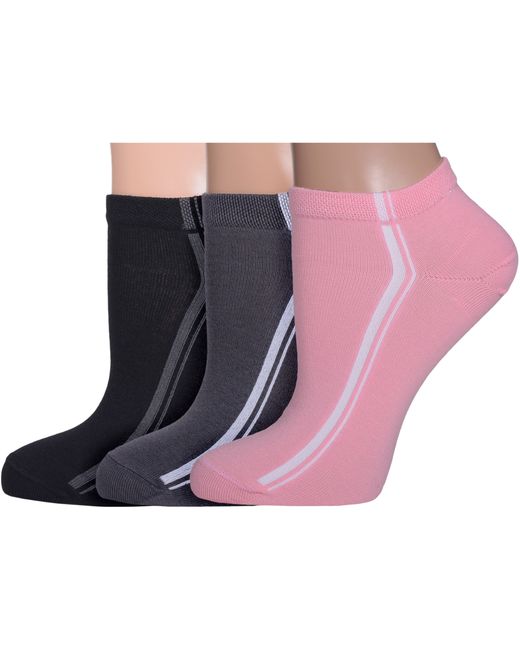 Lorenzline Комплект носков женских 3-С8 разноцветных
