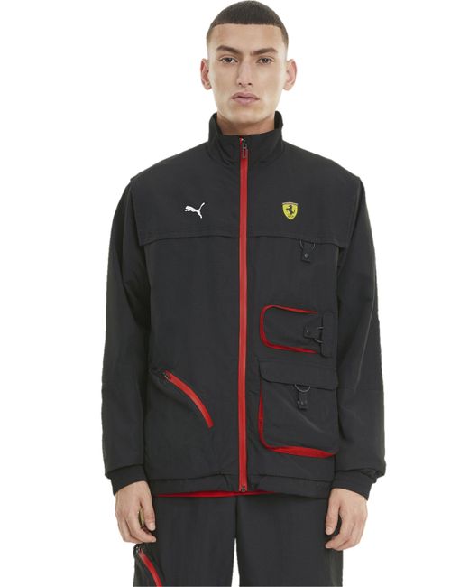 Puma Спортивная ветровка Ferrari Race Statement Woven Jacket черная