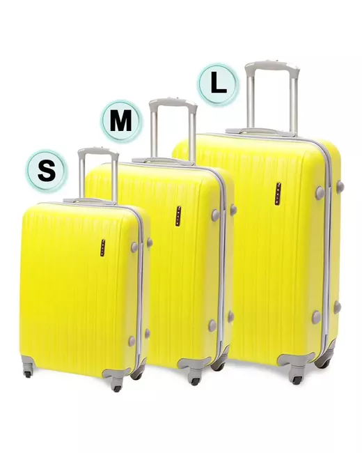 Tevin Комплект чемоданов комплекты ABS
