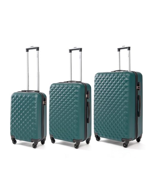 L'Case Комплект чемоданов унисекс Phatthaya темно