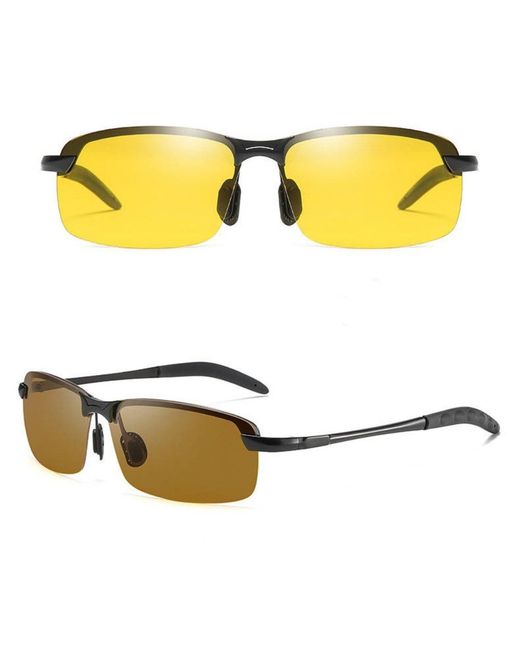 Grand Price Спортивные солнцезащитные очки унисекс Photochromic GP желтые