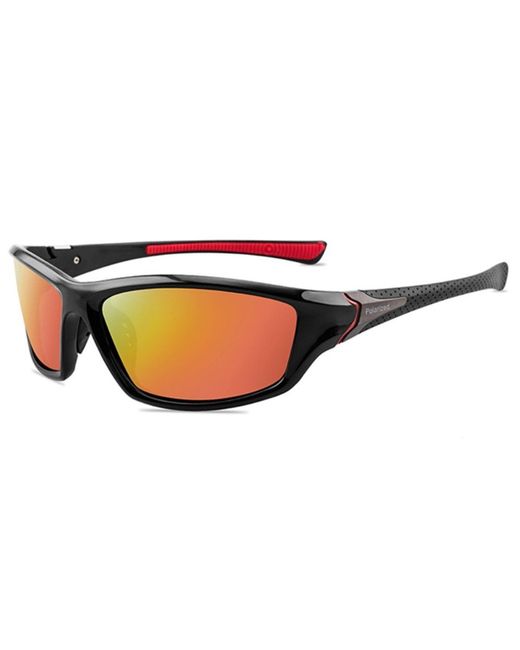 Grand Price Спортивные солнцезащитные очки унисекс Anti-UF P21 GP оранжевые