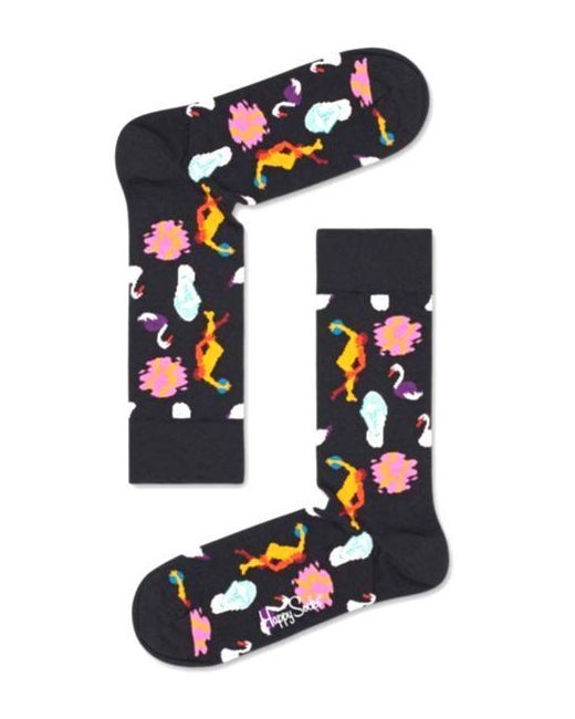Happy Socks Носки унисекс PRK01 черные