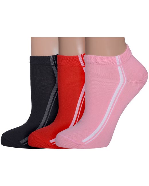 Lorenzline Комплект носков женских 3-С8 разноцветных