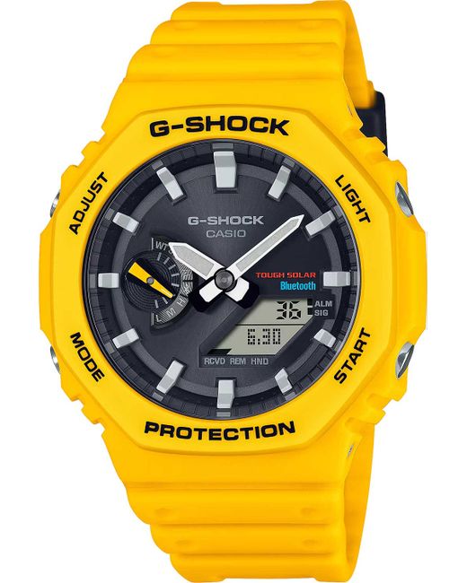 Casio Наручные часы GA-B2100C-9A желтые