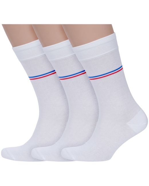 Lorenzline Комплект носков мужских 3-С5 белых