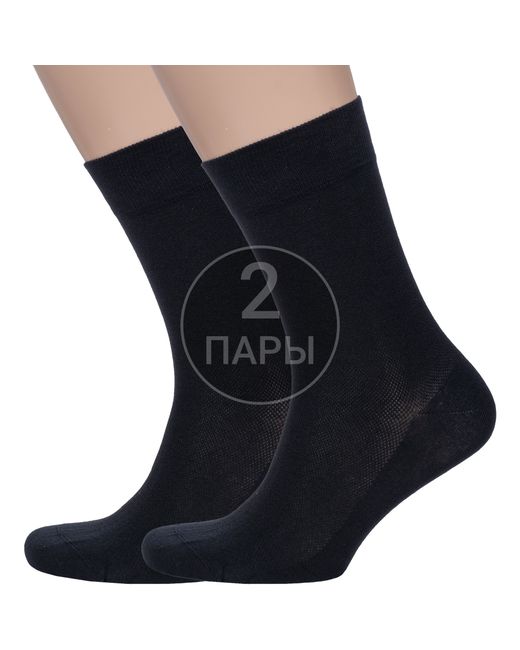 RuSocks Комплект носков мужских 2-М3-13751 черных