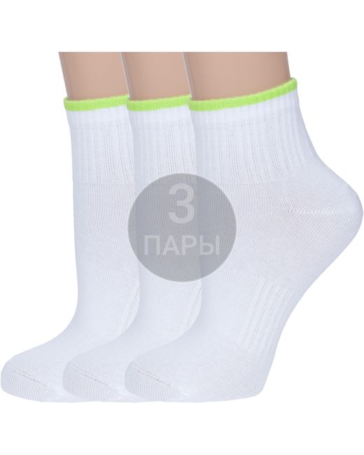RuSocks Комплект носков женских 3-Ж3-13761 разноцветных